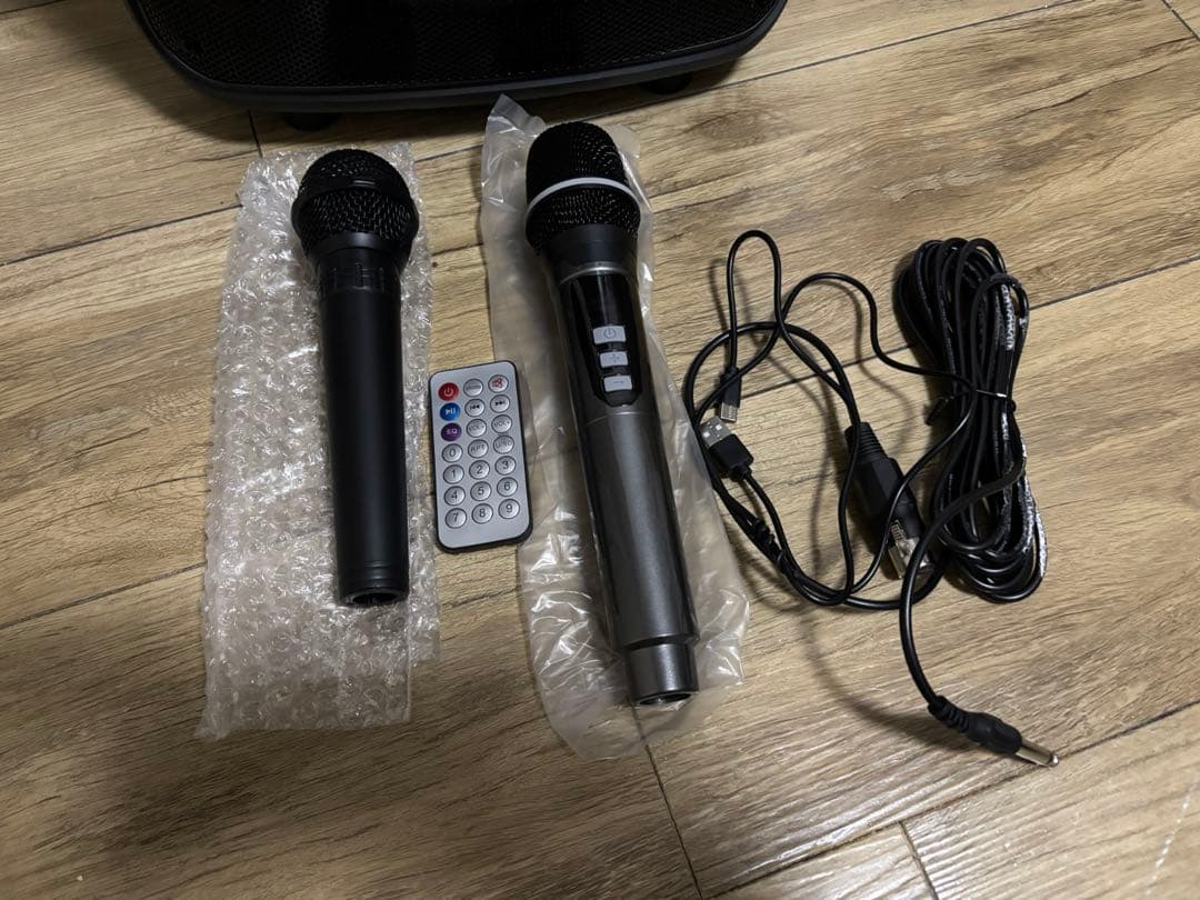 ワイヤレスマイク　スピーカー付き
