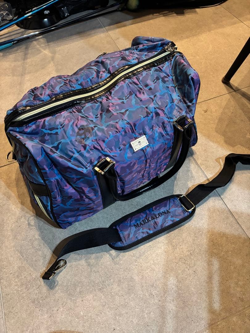 やす君プロフ確認 　MARK&LONA ゴルフボストンバック　新品