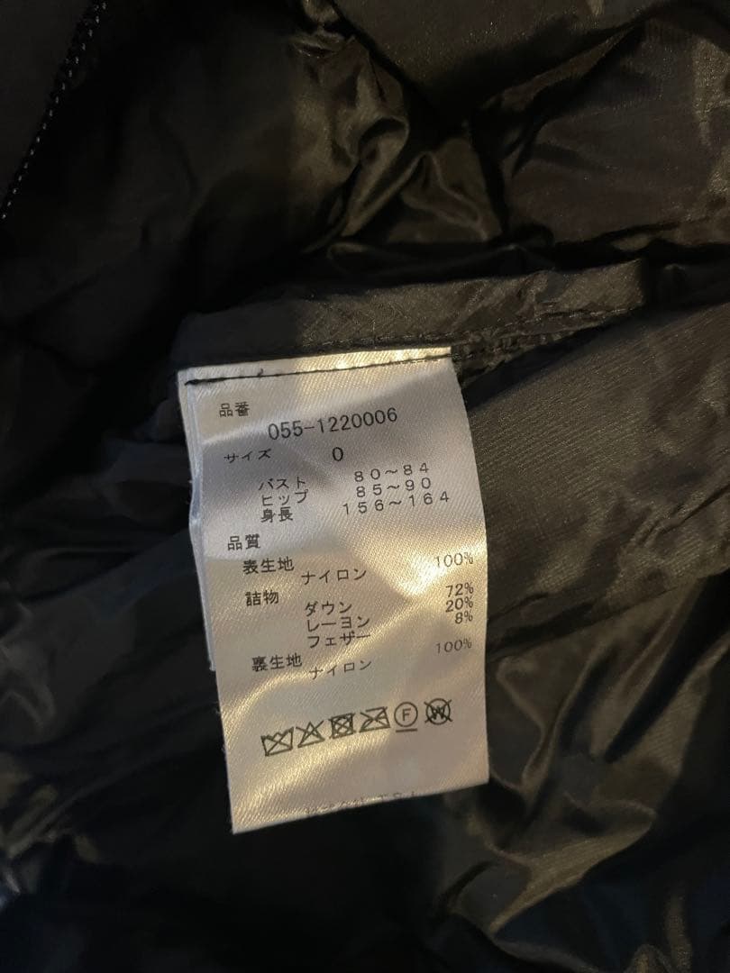 パーリーゲイツ 2way ダウンジャケット ダウンベスト 黒 サイズ0