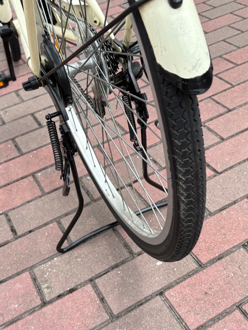 前後籠付きオートライト変速付軽快車 (27㌅)お引取りでも？配達でも？可能です。