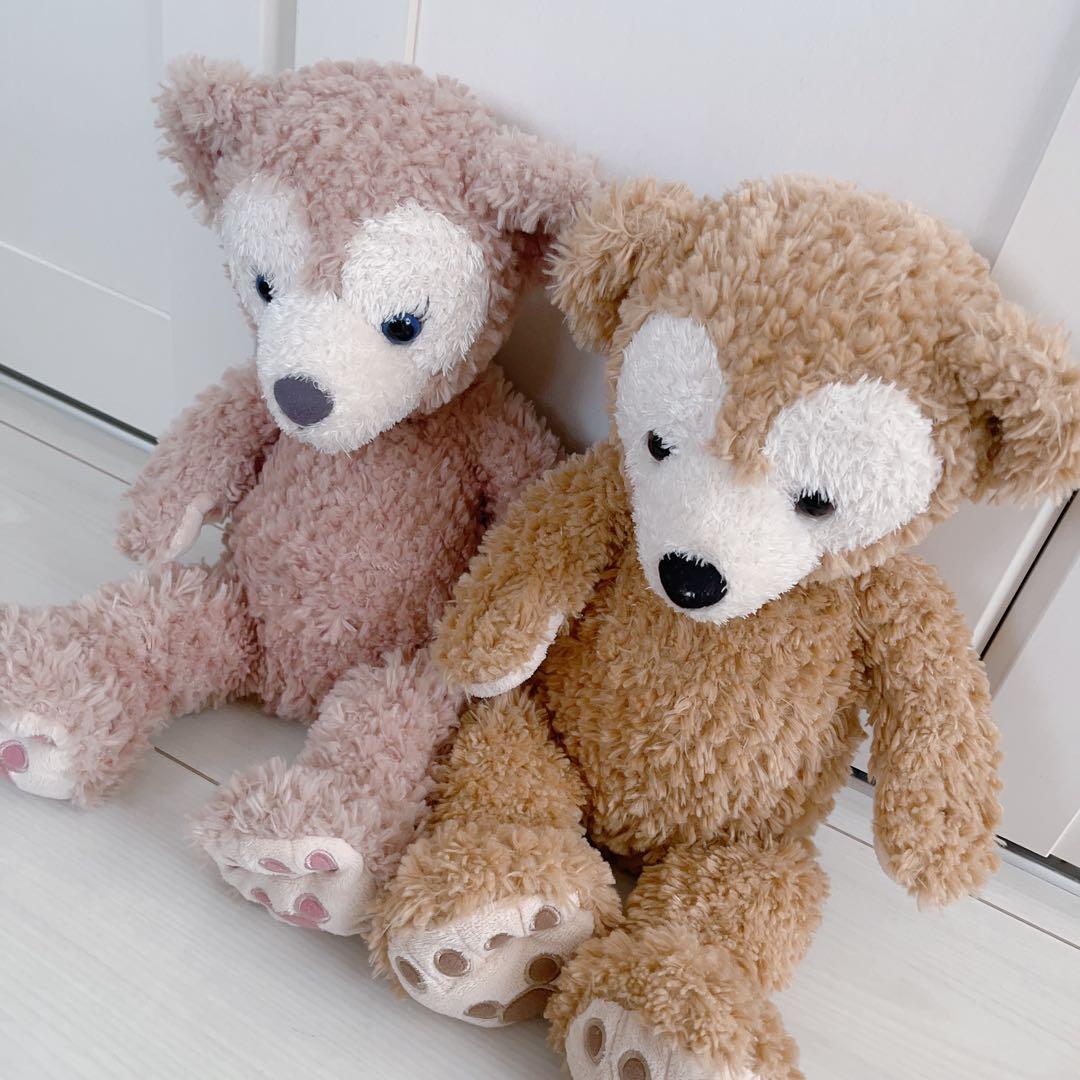 美品✨　ダッフィ　シェリーメイ　ぬいぐるみ　2点セット　ディズニー　くま