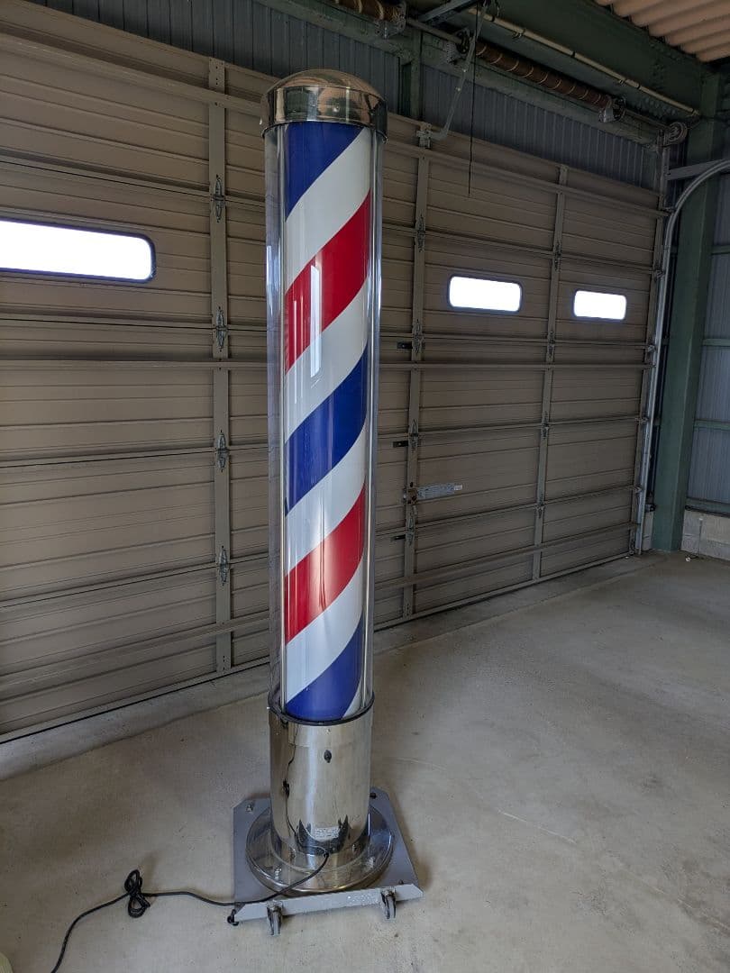 床屋　看板スタンド