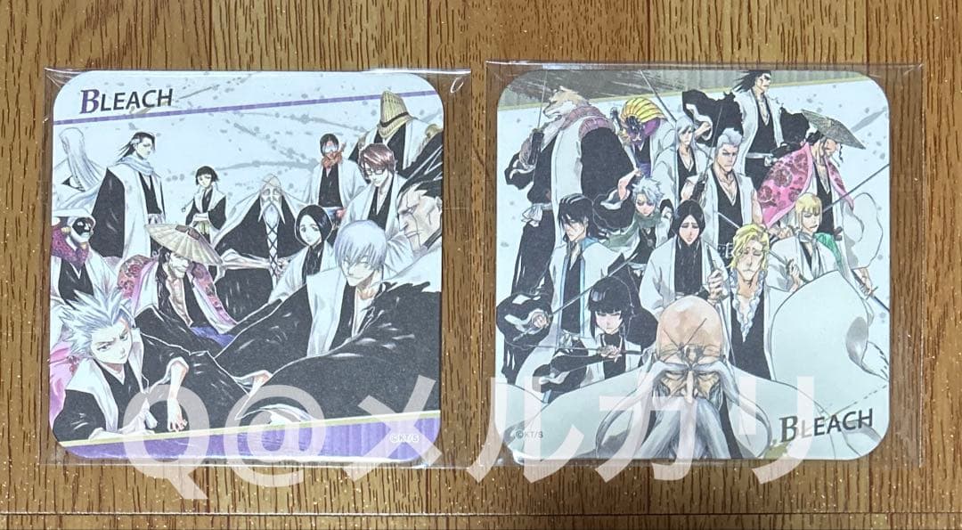BLEACH ブリーチ　アートコースター2種　新旧　護廷十三隊　集合イラスト