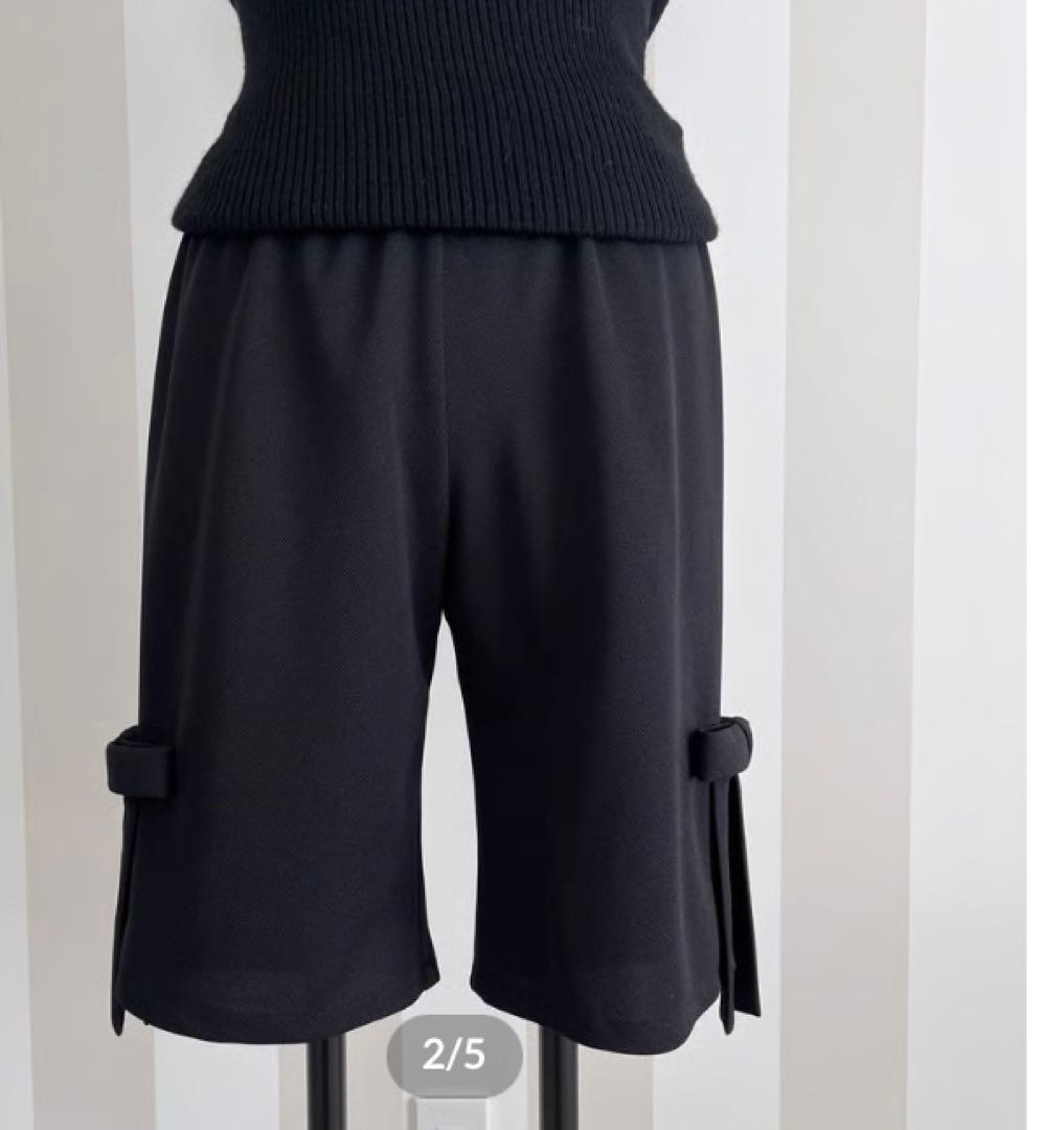 カプリシャスミー　capriciousmie サイドリボンバミューダパンツ