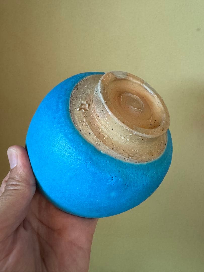 山田想　青茶碗　常滑　人気作家