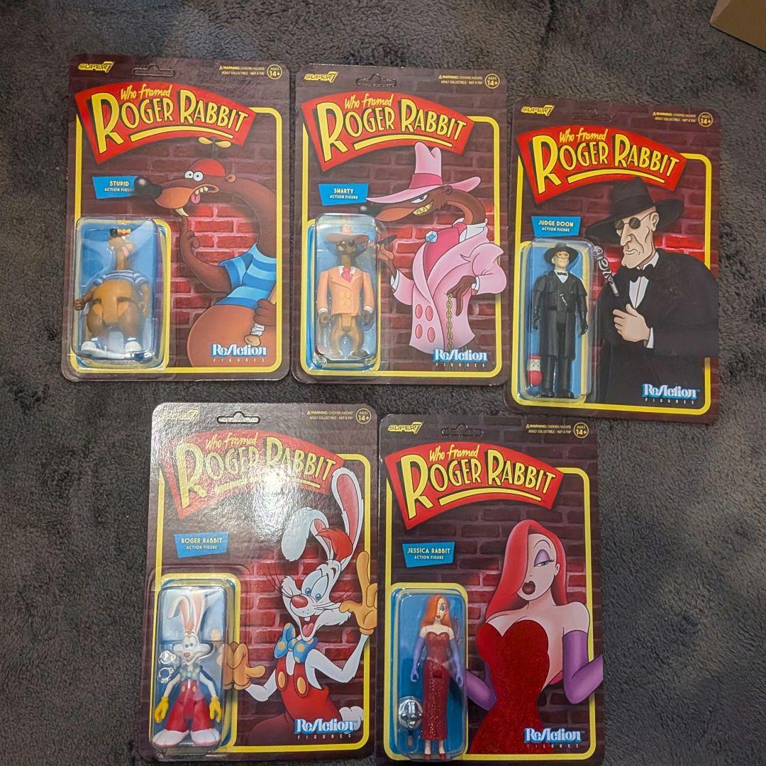 ロジャーラビット super7 ReACTION フィギュア 第一弾 コンプ