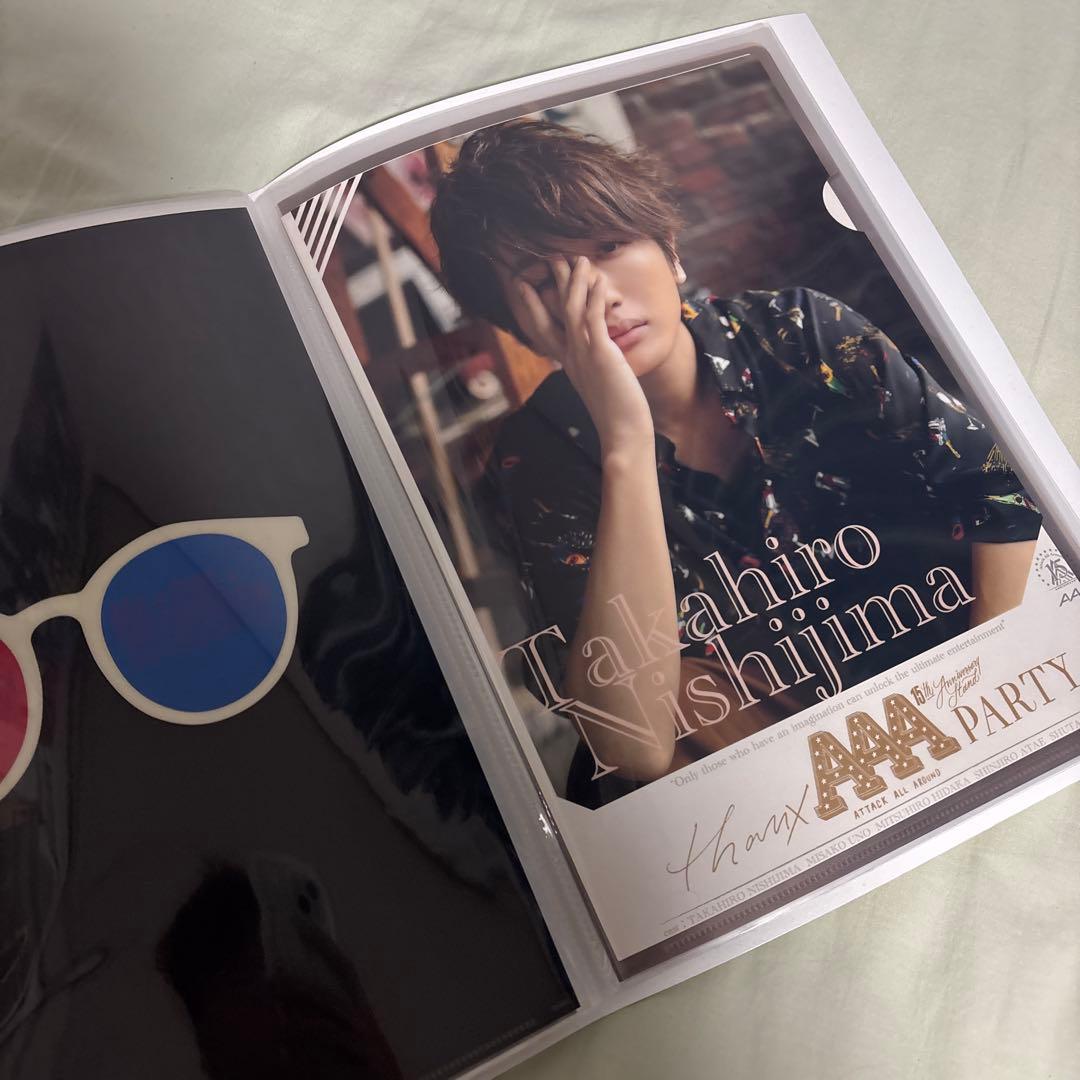 AAA西島隆弘クリアファイルコレクション