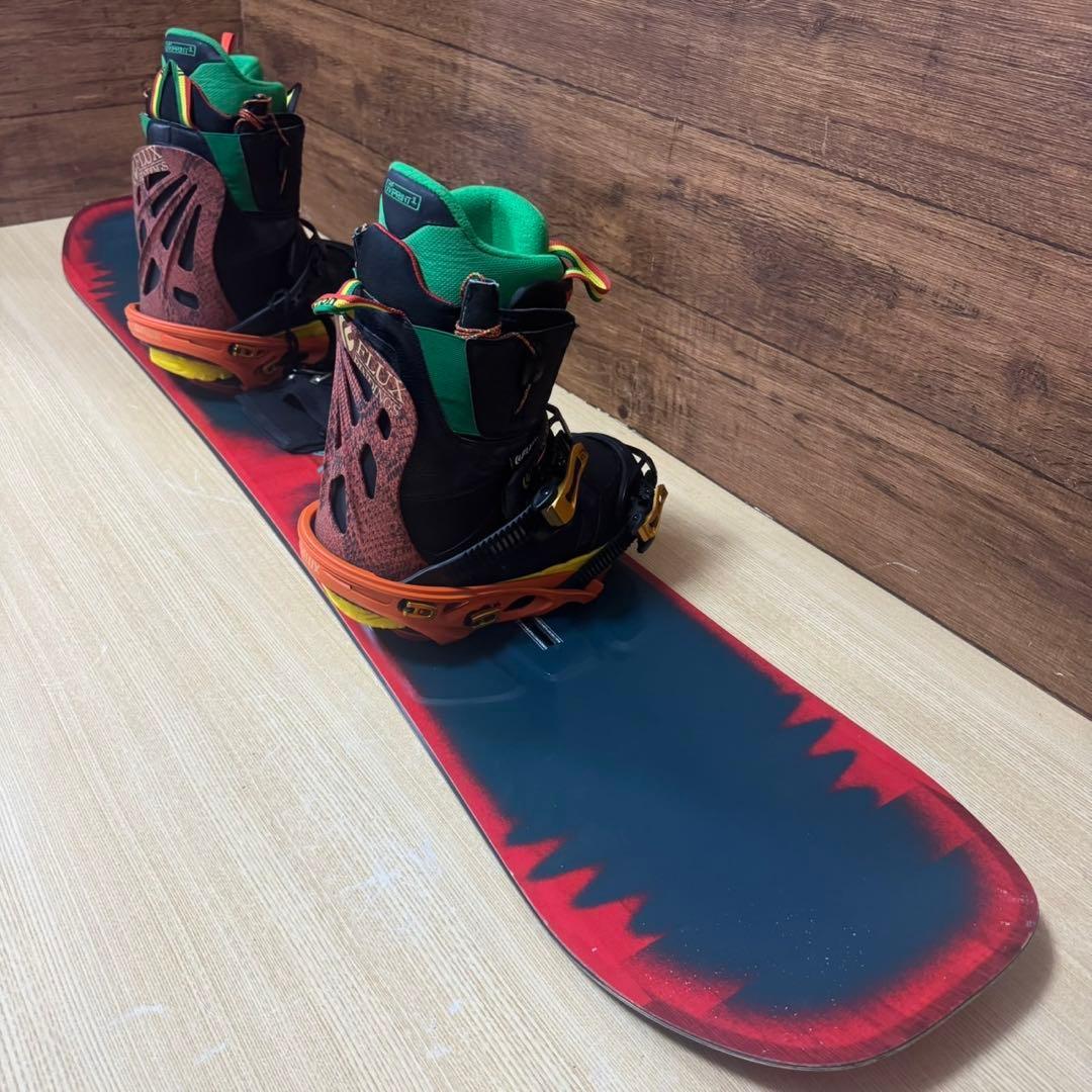 初心者オススメ　BURTON FLUX スノーボード　豪華6点セット　142cm