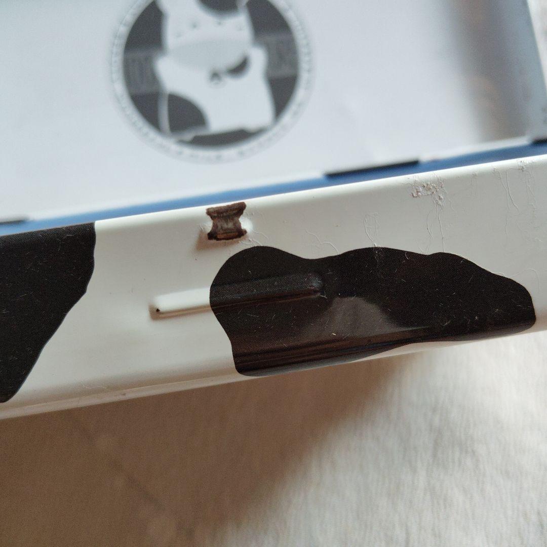 激レア！昭和レトロ　SAN-X 牛デザイン 筆箱 1988年製　筆入れ　缶ケース