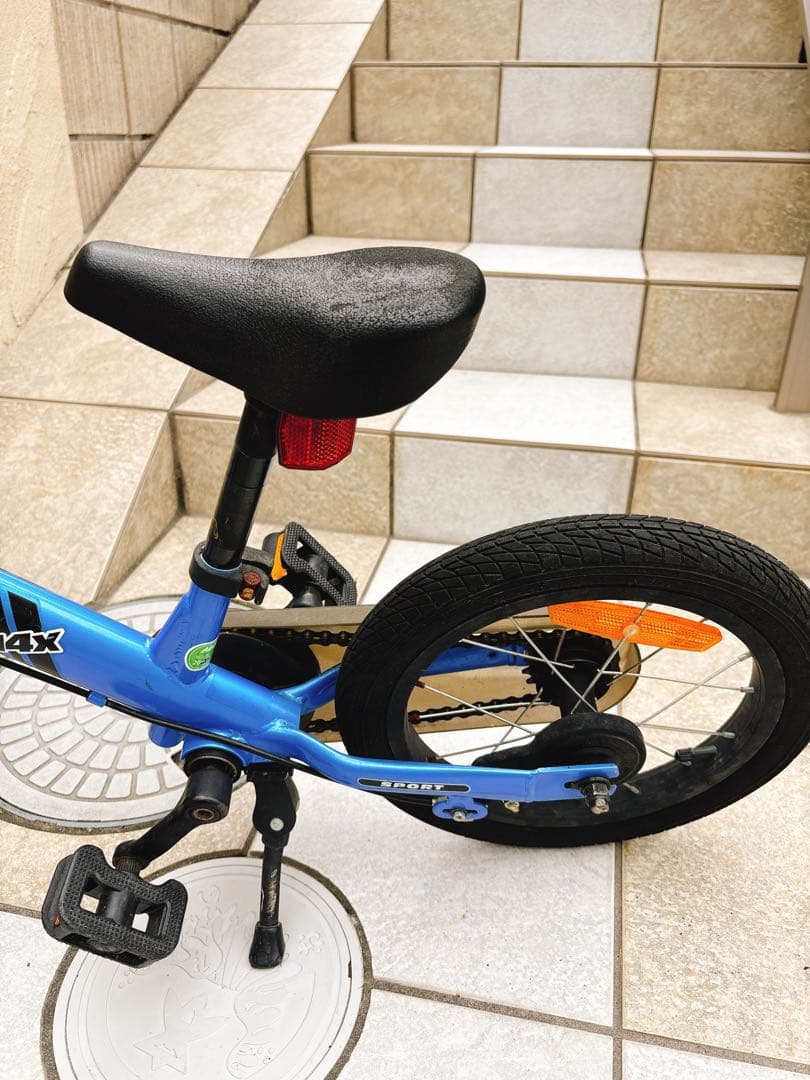 ＼STRIDER 14X ／キッズバイク★ストライダー14X★ブルー14インチ