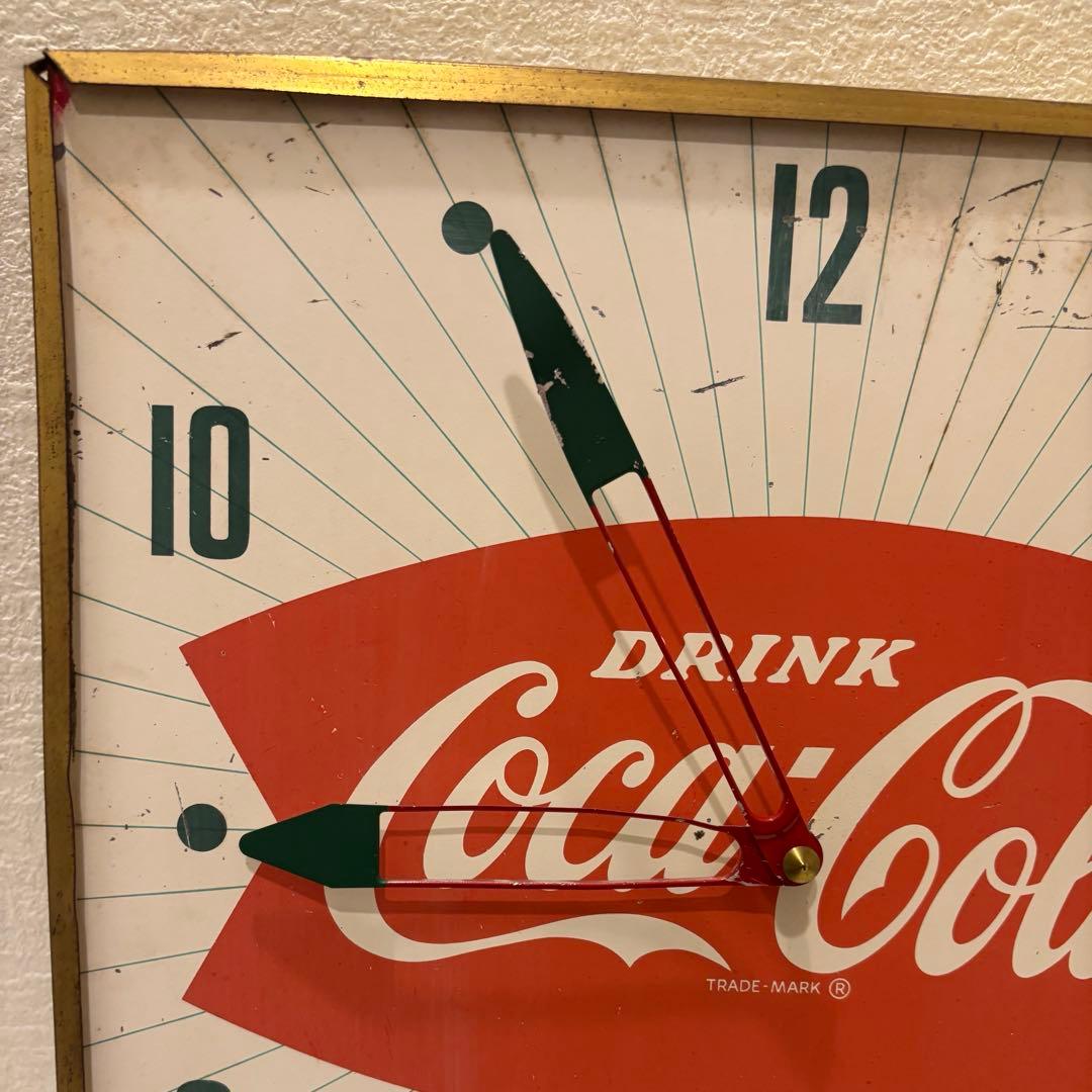 【コカコーラ CocaCola】ヴィンテージ時計⭐︎動作確認済
