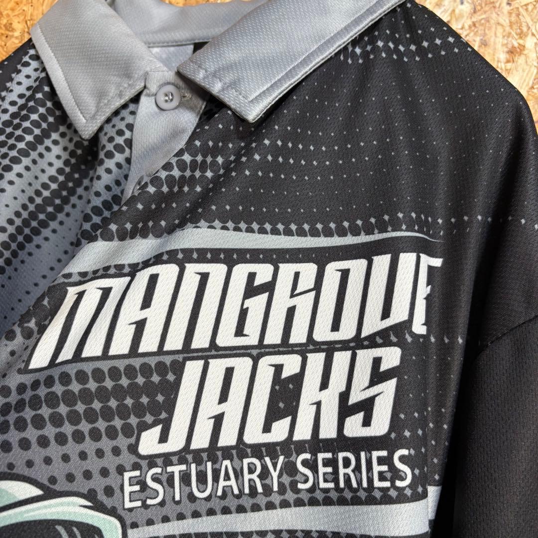 マングローブ ジャックス フィッシングシャツ 釣り魚 Lサイズ速乾性