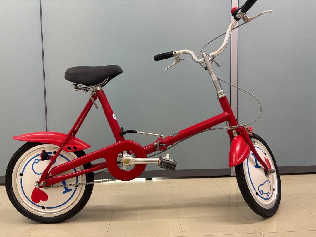 折りたたみ自転車　日産マーチ　ノベルティ