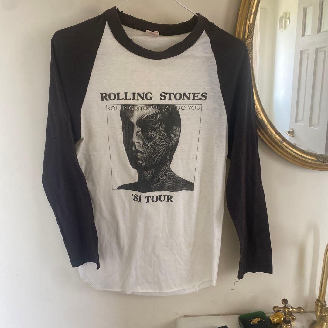 ビンテージ　ストーンズ　tattoo you '81 tour ベースボールT