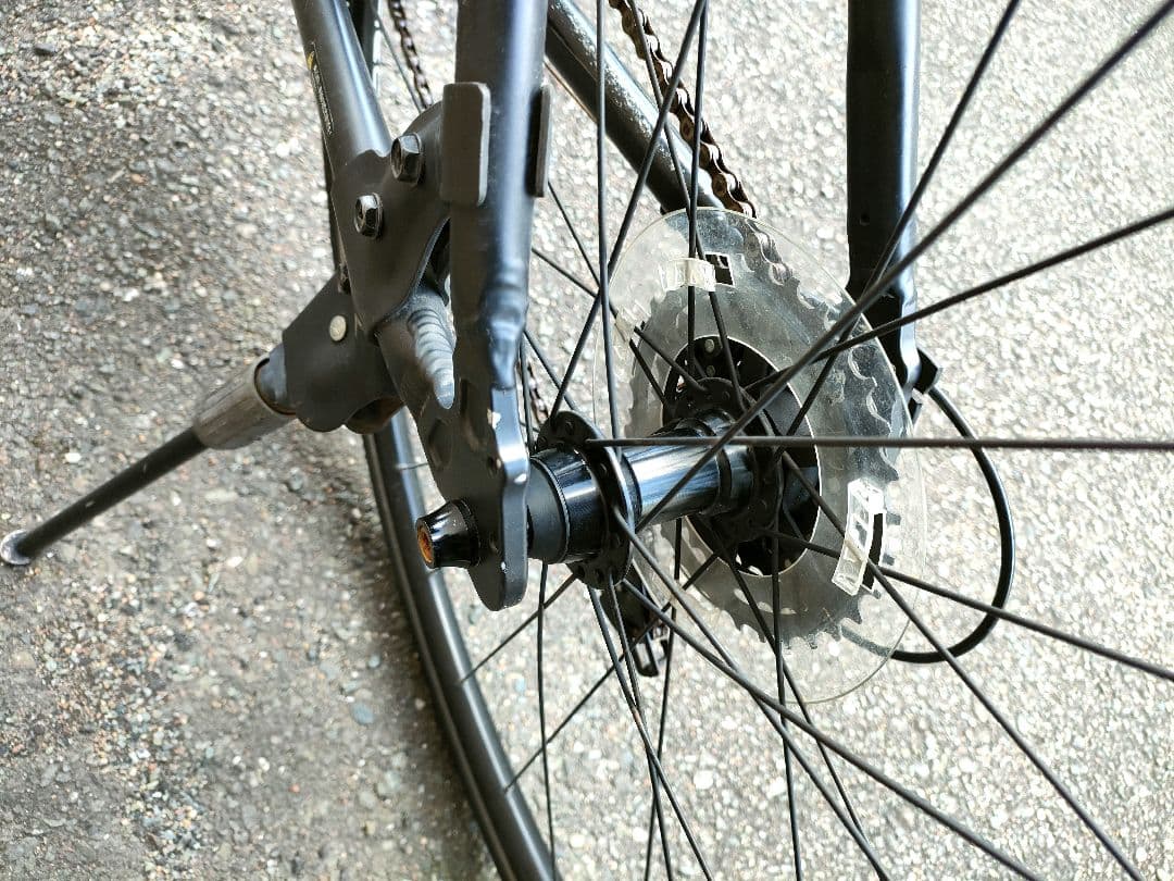 美品✨クロスバイク マットブラック 福岡市内と周辺限定配送