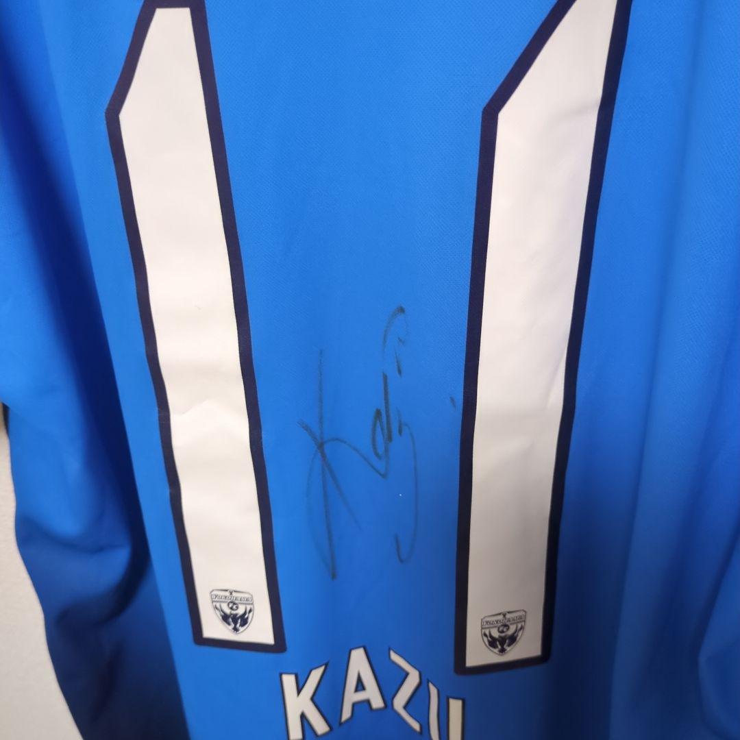 新品未使用　横浜FC 三浦知良　カズ　直筆サイン