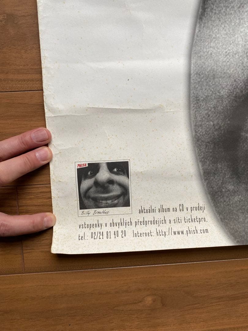 激レア！ヴィンテージ PHISH Billy Breathes ライブ・ポスター