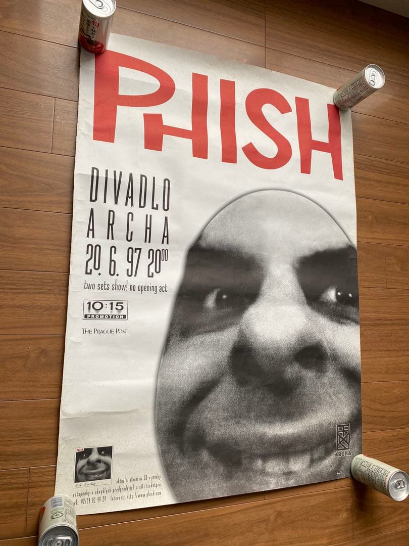 激レア！ヴィンテージ PHISH Billy Breathes ライブ・ポスター