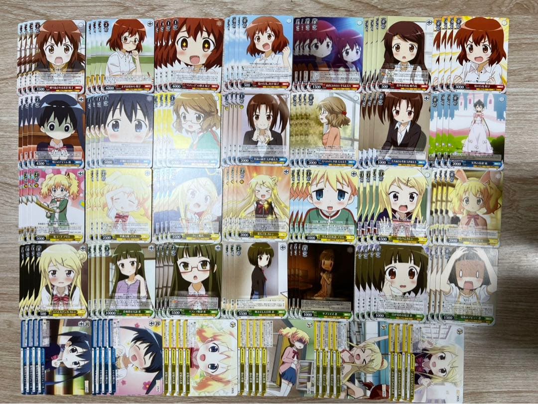 ヴァイスシュヴァルツ　きんいろモザイク TDノーマル4コン込B版RR以下4コン