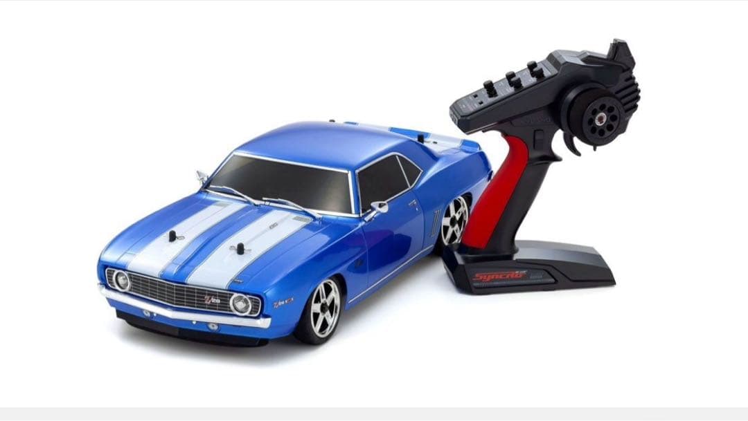 京商エンジンRC1969年式シボレーカマロルマンブルーレディセット