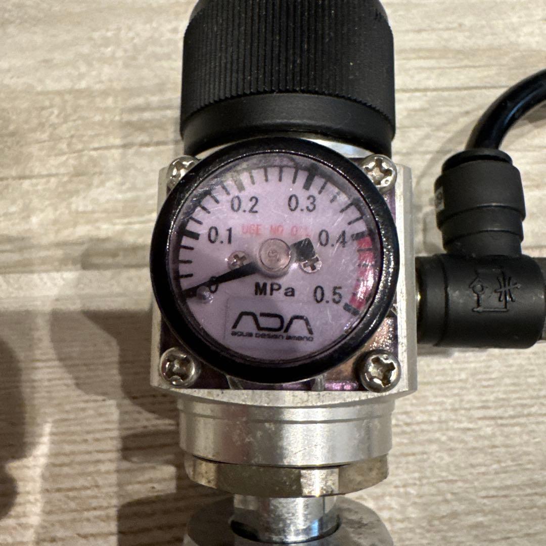 ADA水草水槽用 CO2レギュレーターと ADA 電磁弁 EL バルブセット