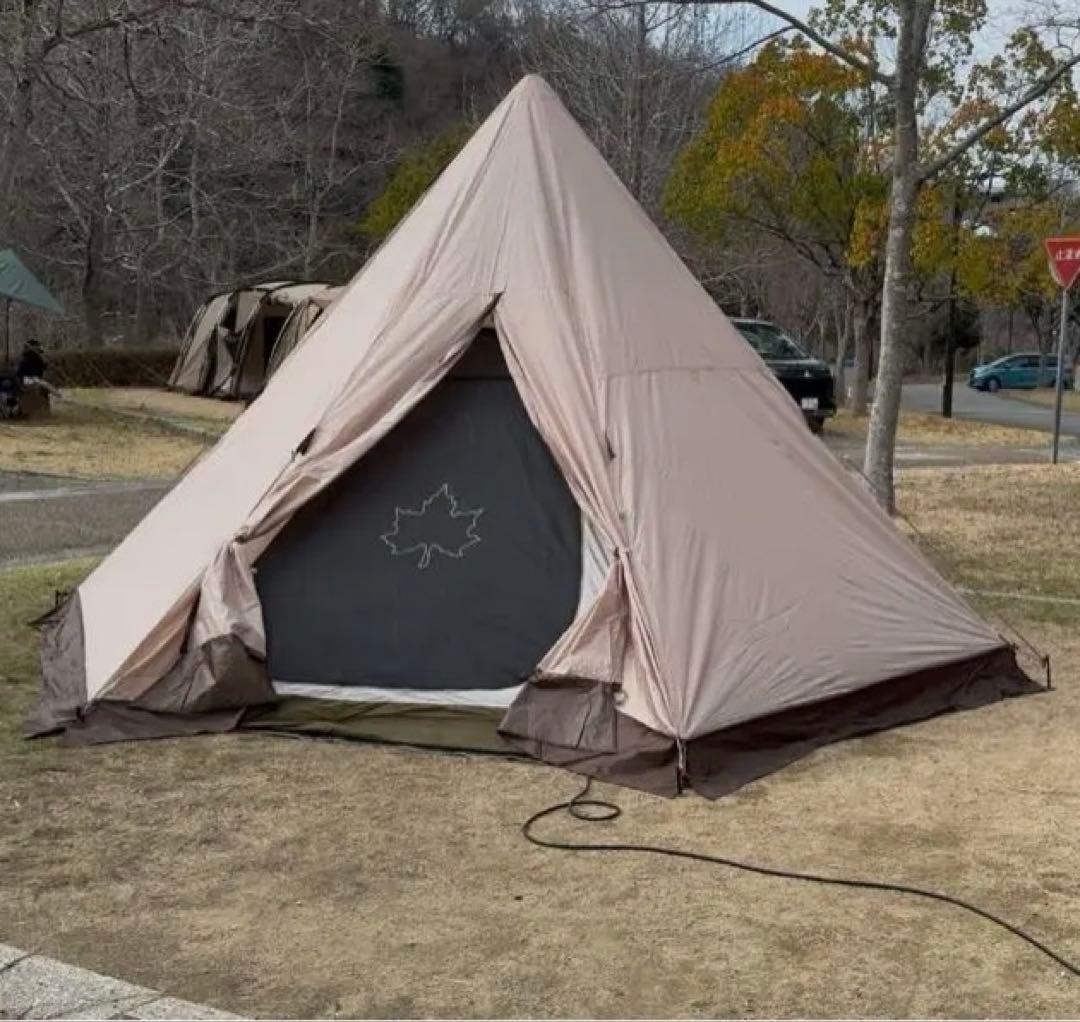 美品　VポールTepee400 テント、グランドシート、インナーマットのセット