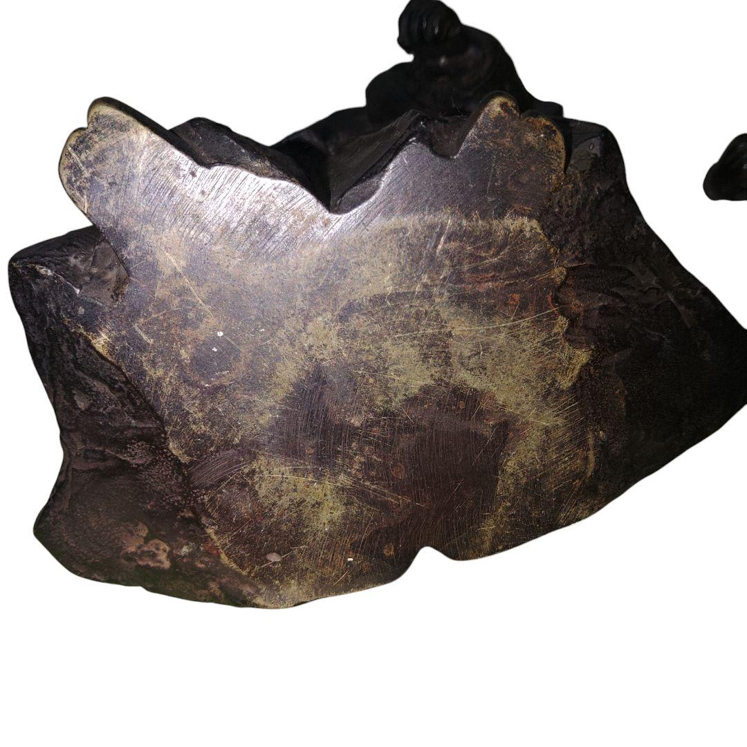 彫金家　樋口芳山　高砂銅製置物