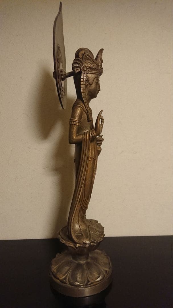 観音菩薩立像 金銅仏 念持仏 澤田政廣 彫刻家 仏像 仏教美術 骨董 古美術