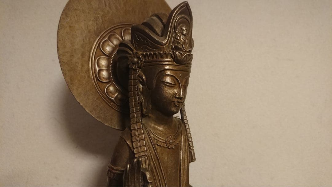 観音菩薩立像 金銅仏 念持仏 澤田政廣 彫刻家 仏像 仏教美術 骨董 古美術