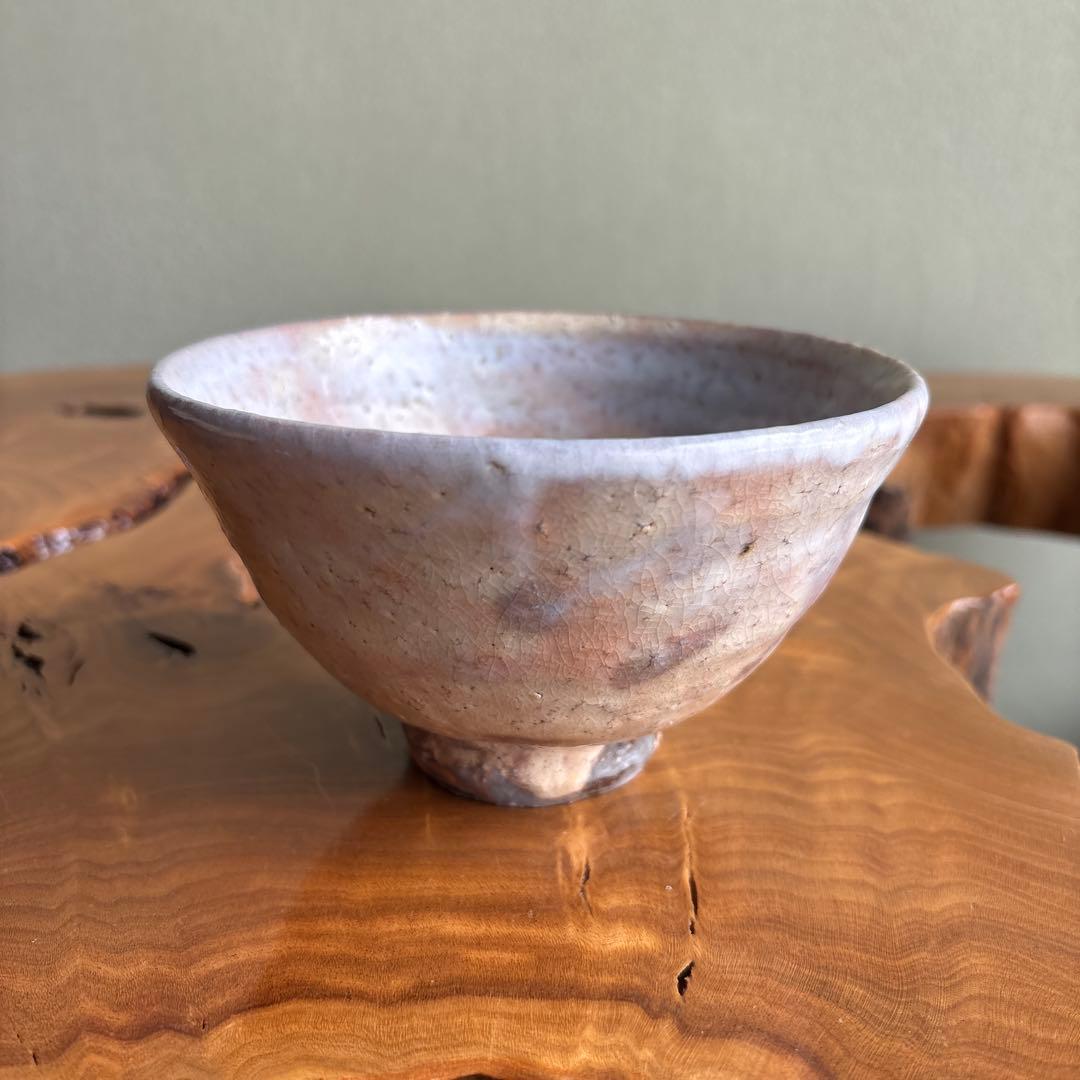 萩焼 林紅陽造 抹茶碗 茶道具 共箱（25Fa）