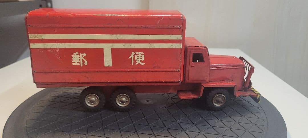 郵便配達車 レトロ ブリキ アンティーク ヴィンテージ、