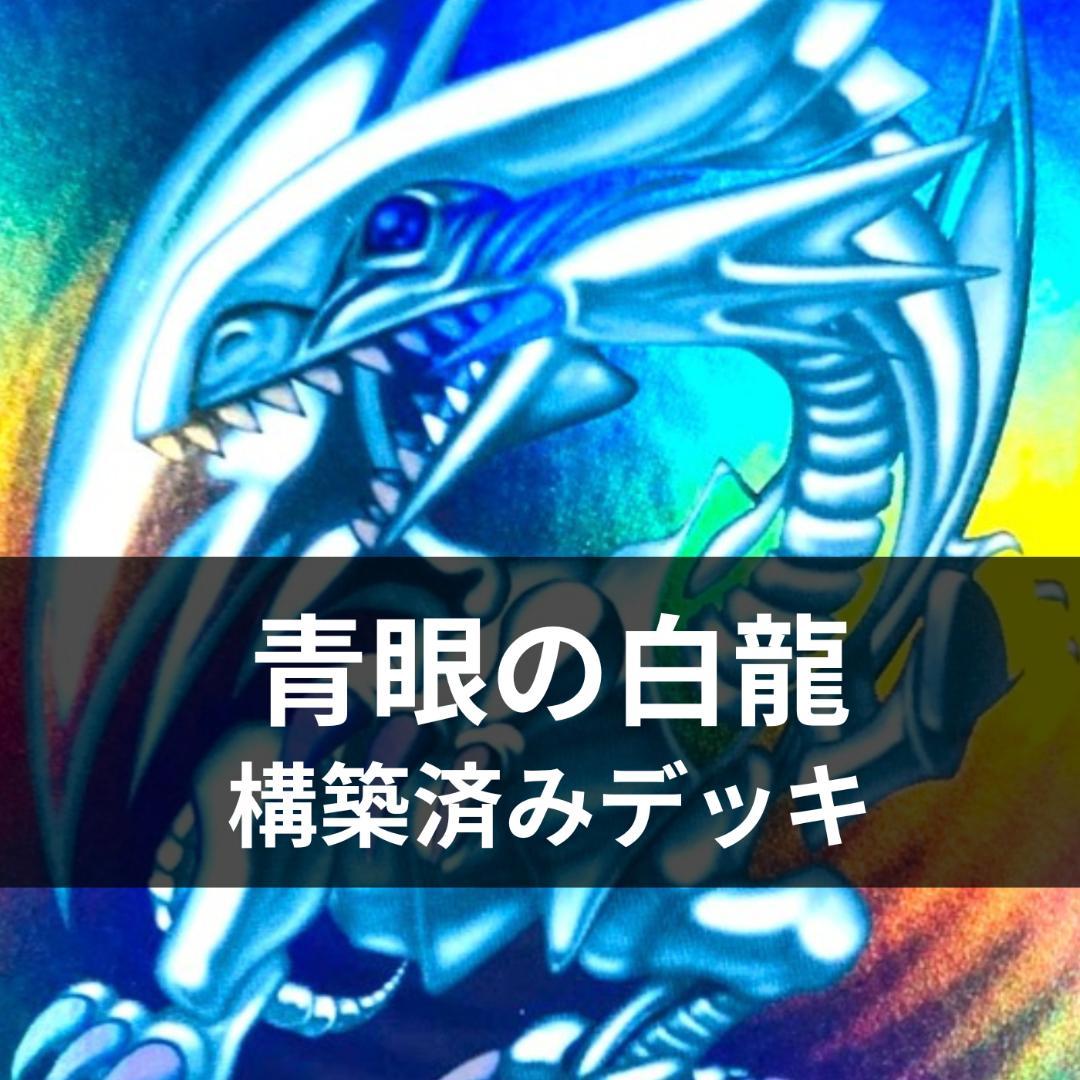 d137遊戯王 青眼の白龍 大会優勝構築 構築済みデッキ スリーブ付