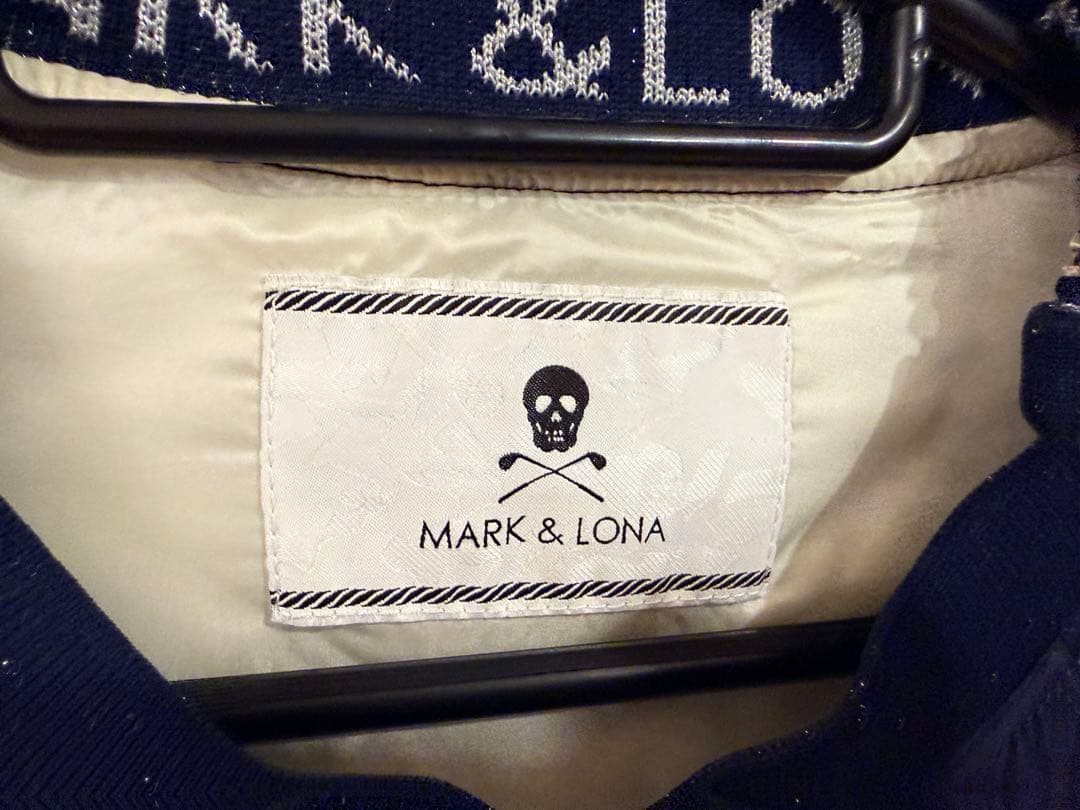 【超美品】MARK & LONA スカルパターン プリマロフトダウンスニード