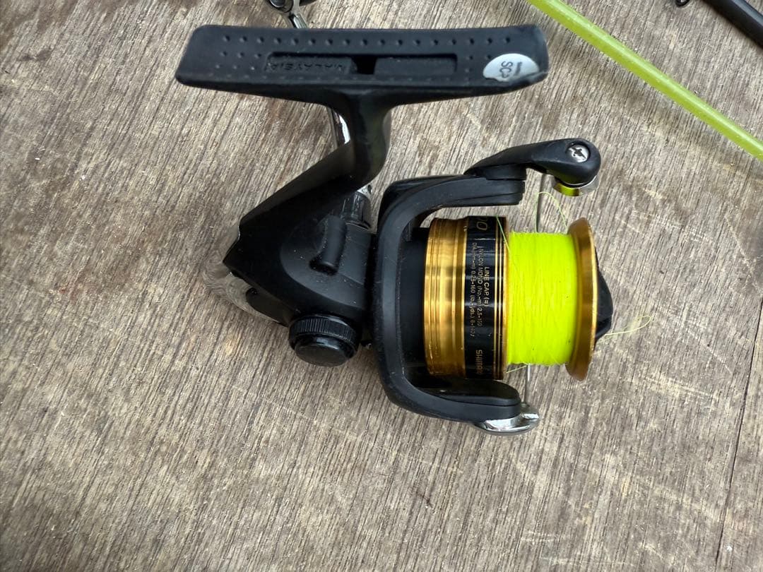 【釣りセット】ロッド3本＋リール2台＋ロッドケース付き