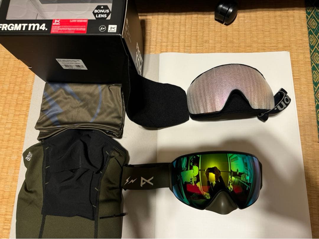 ANON M4 ゴーグル バートン　アノン　藤原ヒロシ　フラグメント