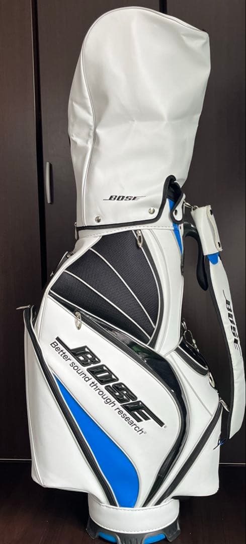 BOSE キャディバッグ ホワイト/ブルー