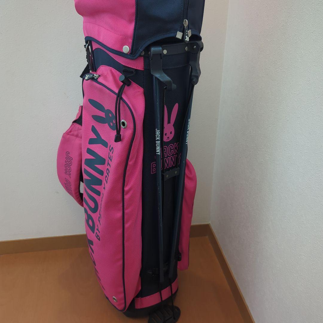 ジャックバニー　キャディーバック　ピンク