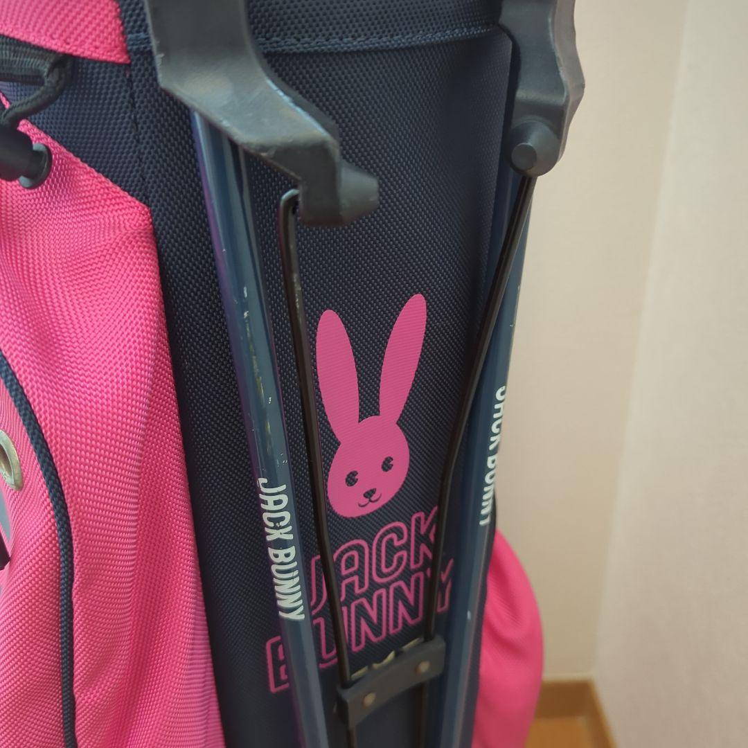 ジャックバニー　キャディーバック　ピンク