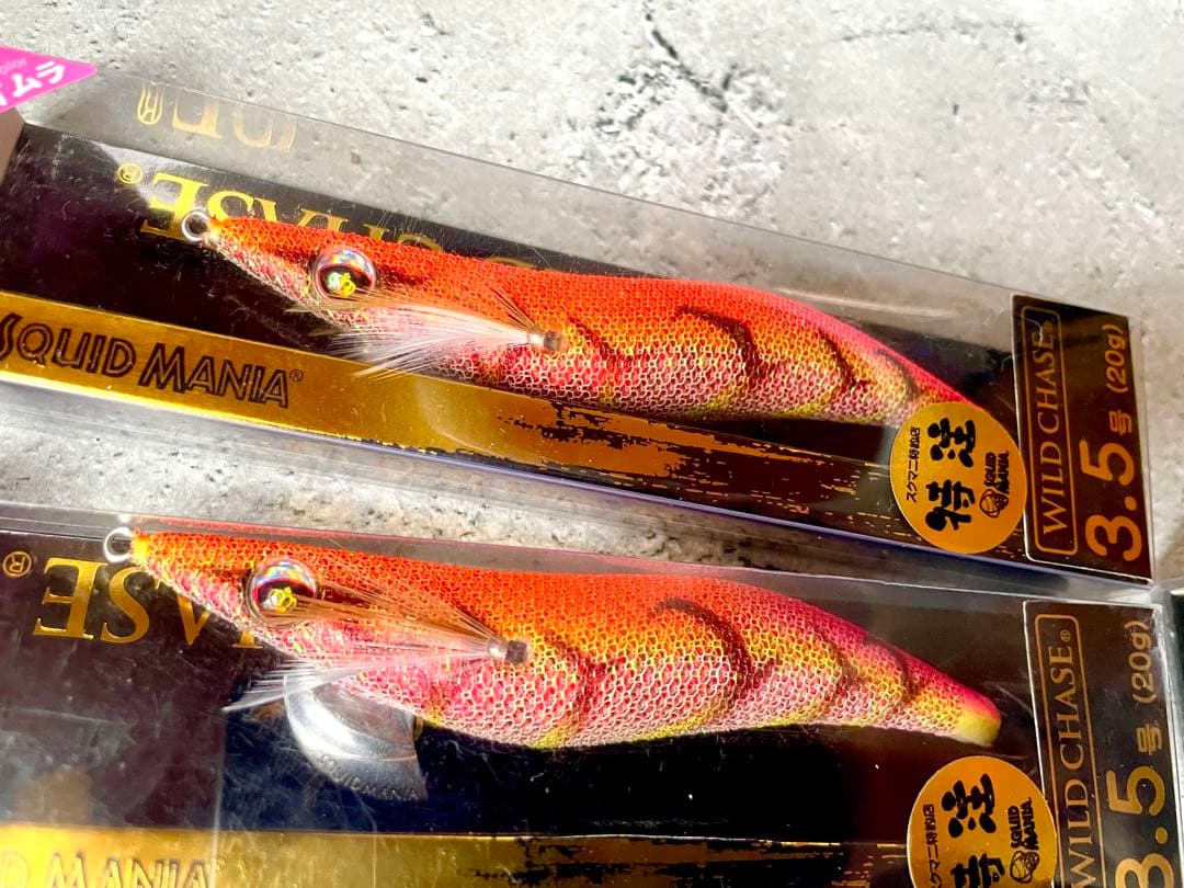 【新品未使用】スクイッドマニア　ワイルドチェイス　3.5号　煌　特注カラー