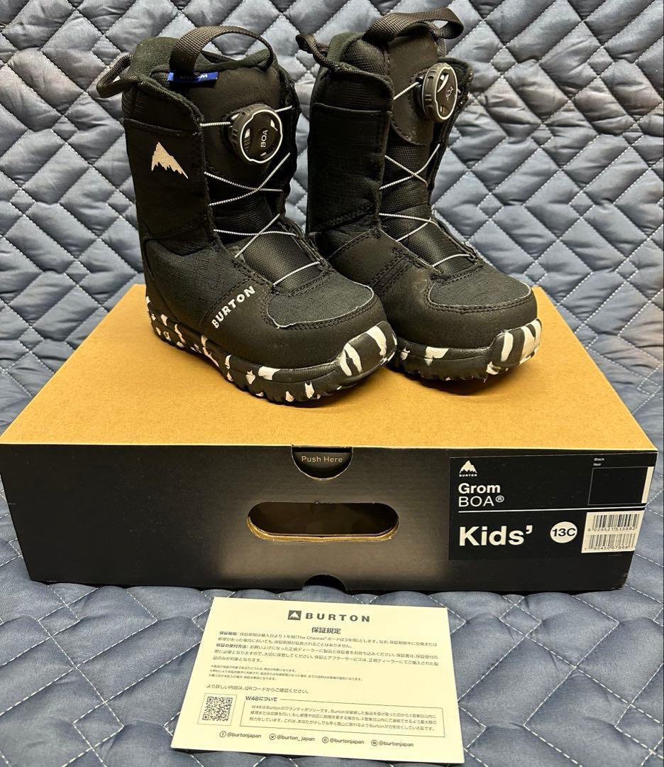 キッズ Burton グロム BOA 19.5cmバートン スノーボードブーツ