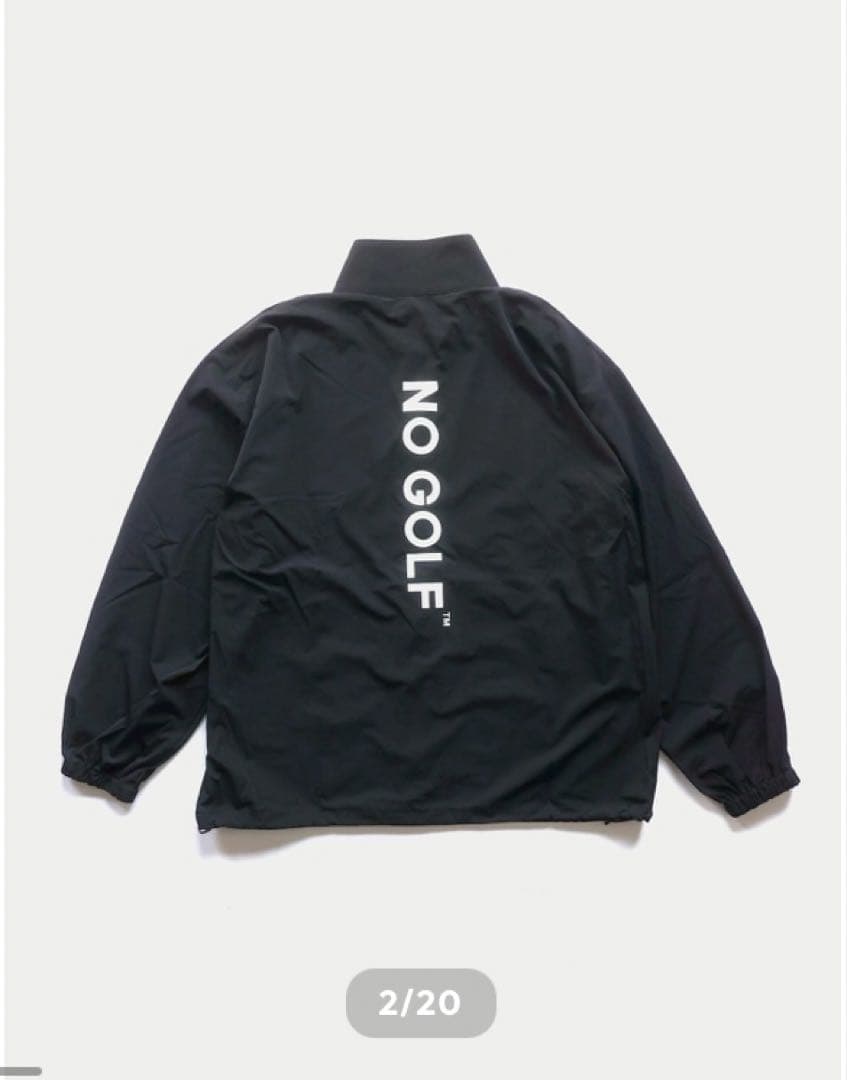NO GOLF WINDBREAKER JACKET Mサイズ