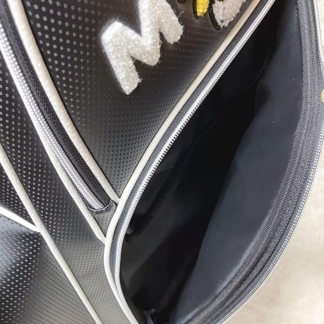 M・U SPORTS 25年秋冬新作 サガラ刺繍キャディバッグ ブラック