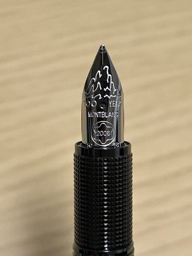 Montblanc 万年筆 黒　モンブラン　100周年　ダイヤ