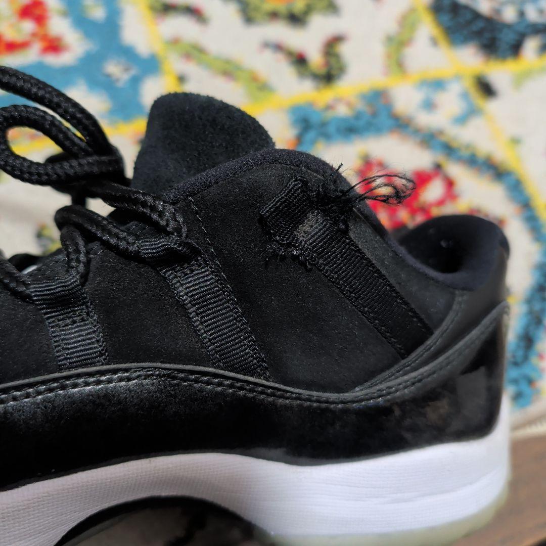 エアジョーダン11バロンズ　ブラック/グレー