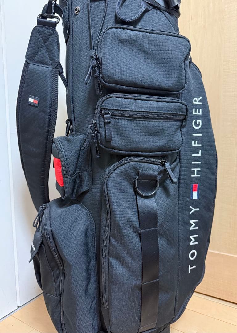 美品★トミーヒルフィガー★キャディバッグ★ゴルフ★ゴルフバッグ★★レア
