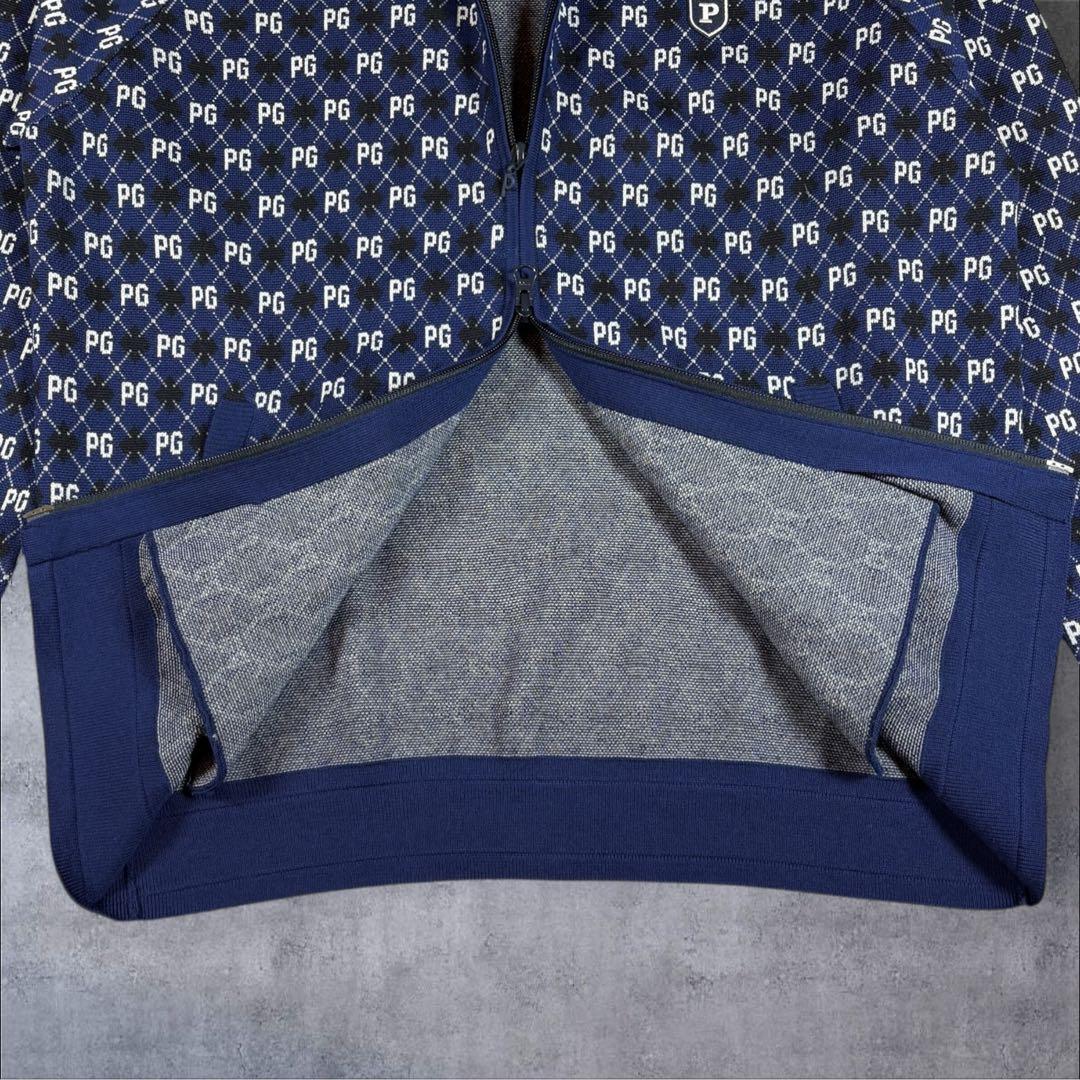 極美品 PEARLY GATES ゴルフ パーリーゲイツ ジップ ニット