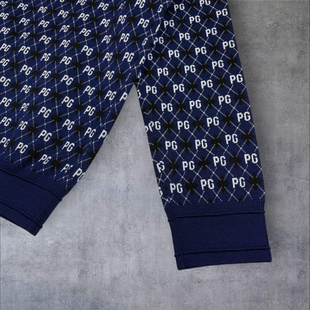 極美品 PEARLY GATES ゴルフ パーリーゲイツ ジップ ニット