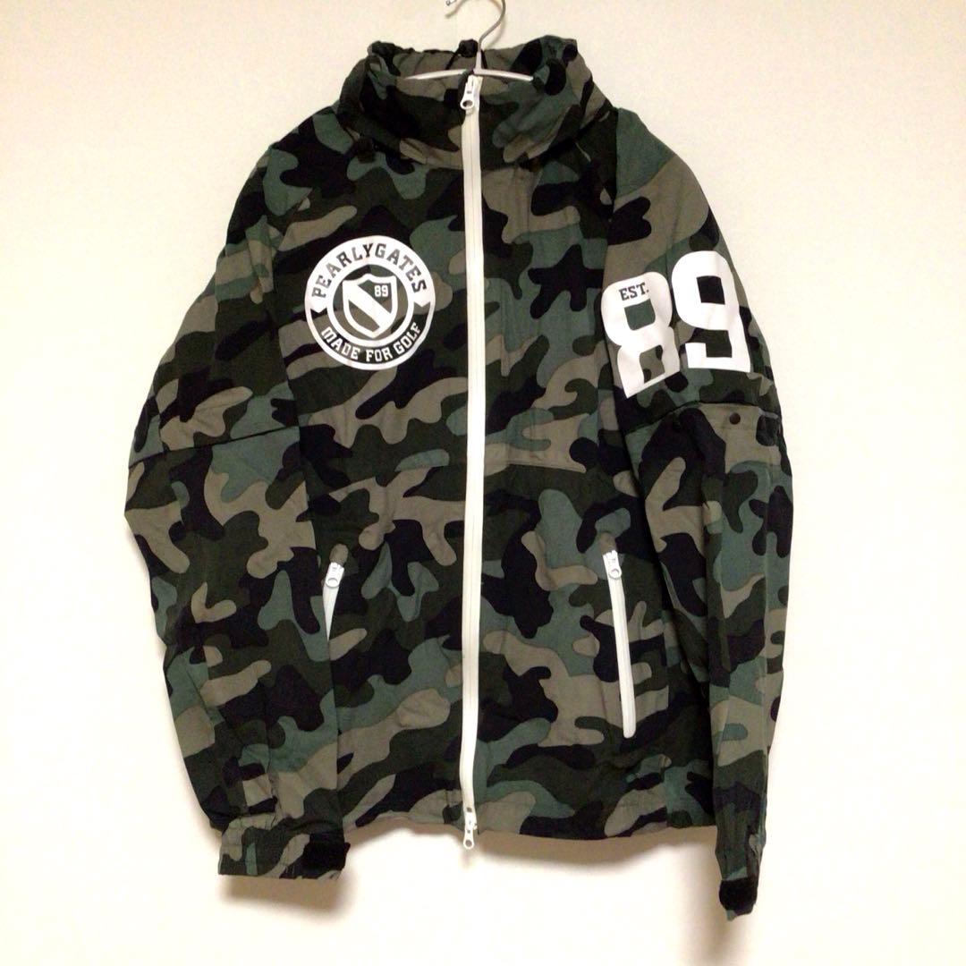 パーリーゲイツ 迷彩 レインウェア セットアップ 3点セット 1 レディース