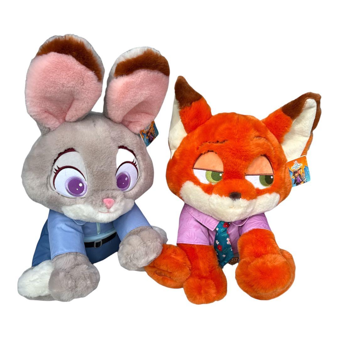 【特大】ズートピア2 ぬいぐるみ ジュディ ニック 2種類セット コストコ
