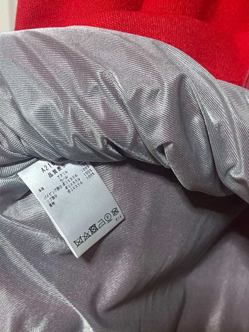 archivio 赤 スカート ポケット付き